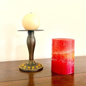 Candles with Pier 1 Beaded Holder
